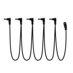 Cable Daisy Chain 9V – Divisor de Alimentación 5 vías para Pedales