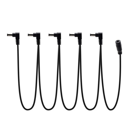 Cable Daisy Chain 9V – Divisor de Alimentación 5 vías para Pedales