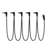 Cable Daisy Chain 9V – Divisor de Alimentación 5 vías para Pedales