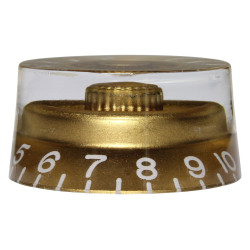 Perilla Dorada para Potenciómetro – Estilo Les Paul- (SPEED KNOB)