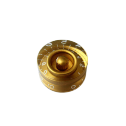 Perilla Dorada para Potenciómetro – Estilo Les Paul- (SPEED KNOB)