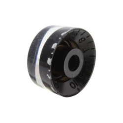 Perilla negra para Potenciómetro – Estilo Les Paul- (SPEED KNOB)