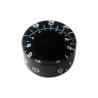 Perilla negra para Potenciómetro – Estilo Les Paul- (SPEED KNOB)