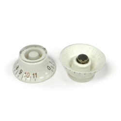 Perilla Blanca Tipo Bell Hat – Estilo Gibson